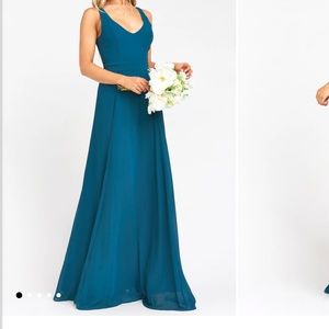 Show Me Your Mumu: Jenn Maxi Dress ~ Deep Jade Chiffon